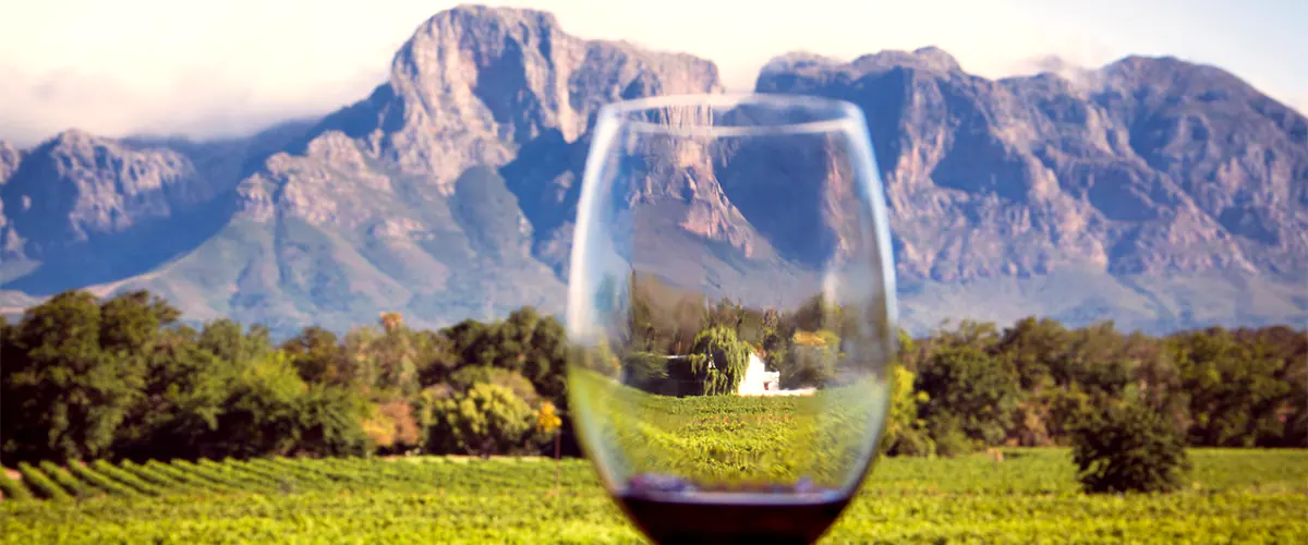 Cape Winelands Simonsberg Granite Terraces at Sunset
